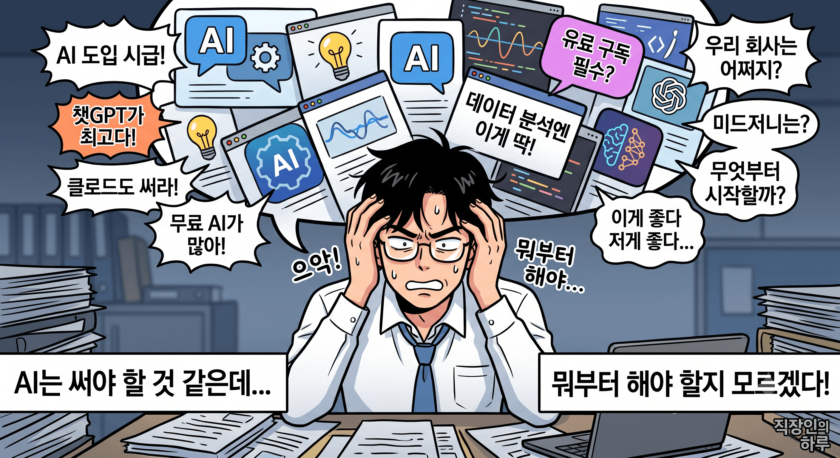 AI는 써야 할 것 같은데, 뭐부터 해야 할지 모르겠다